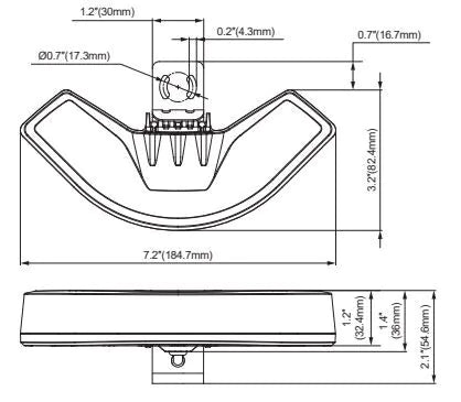 Omni view - LED flitsers set | Hoekflitser 180° flitslamp