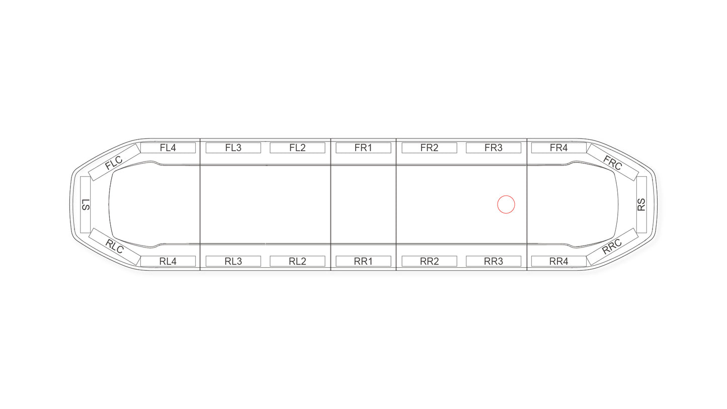 LED Flitsbalk - Raiden HE - 137cm