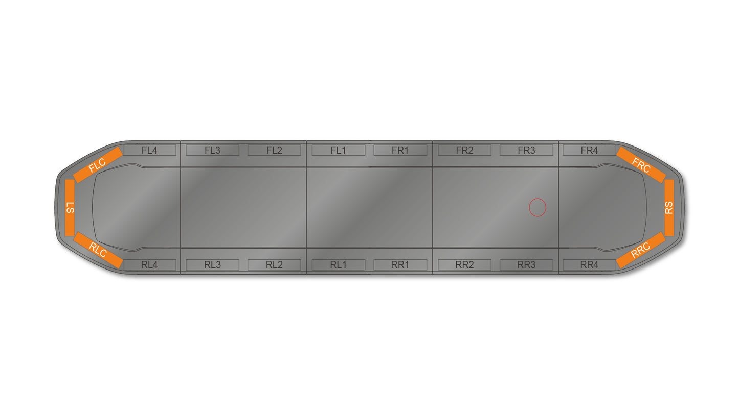 LED Flitsbalk - Raiden HE - 152cm