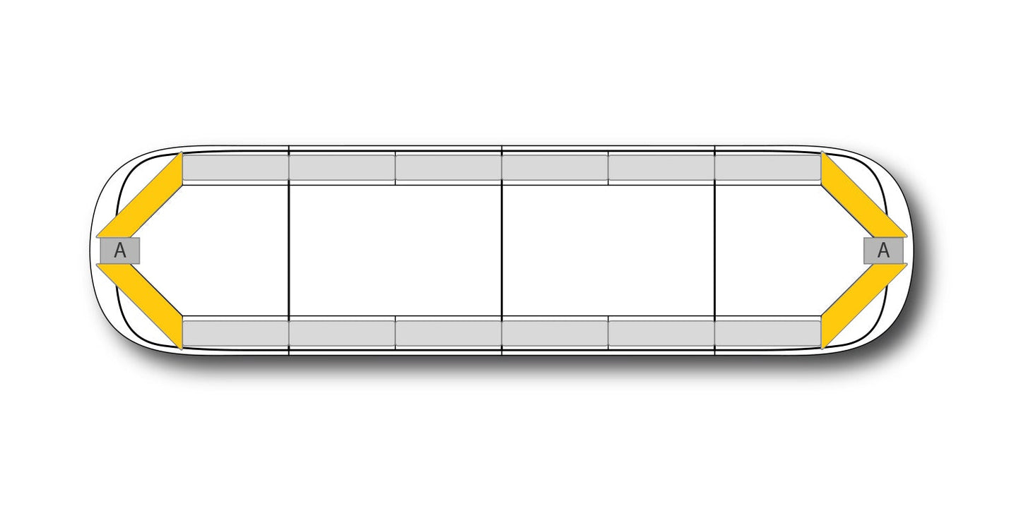 LED-Blitzleiste AEGIS - 121 cm Amber