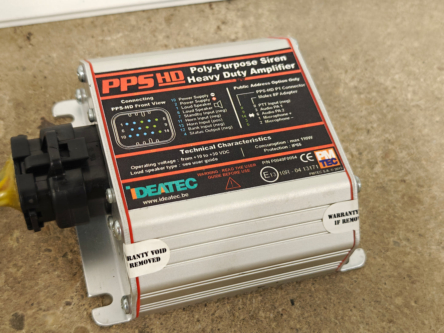Ideatec PPS | sirene versterker
