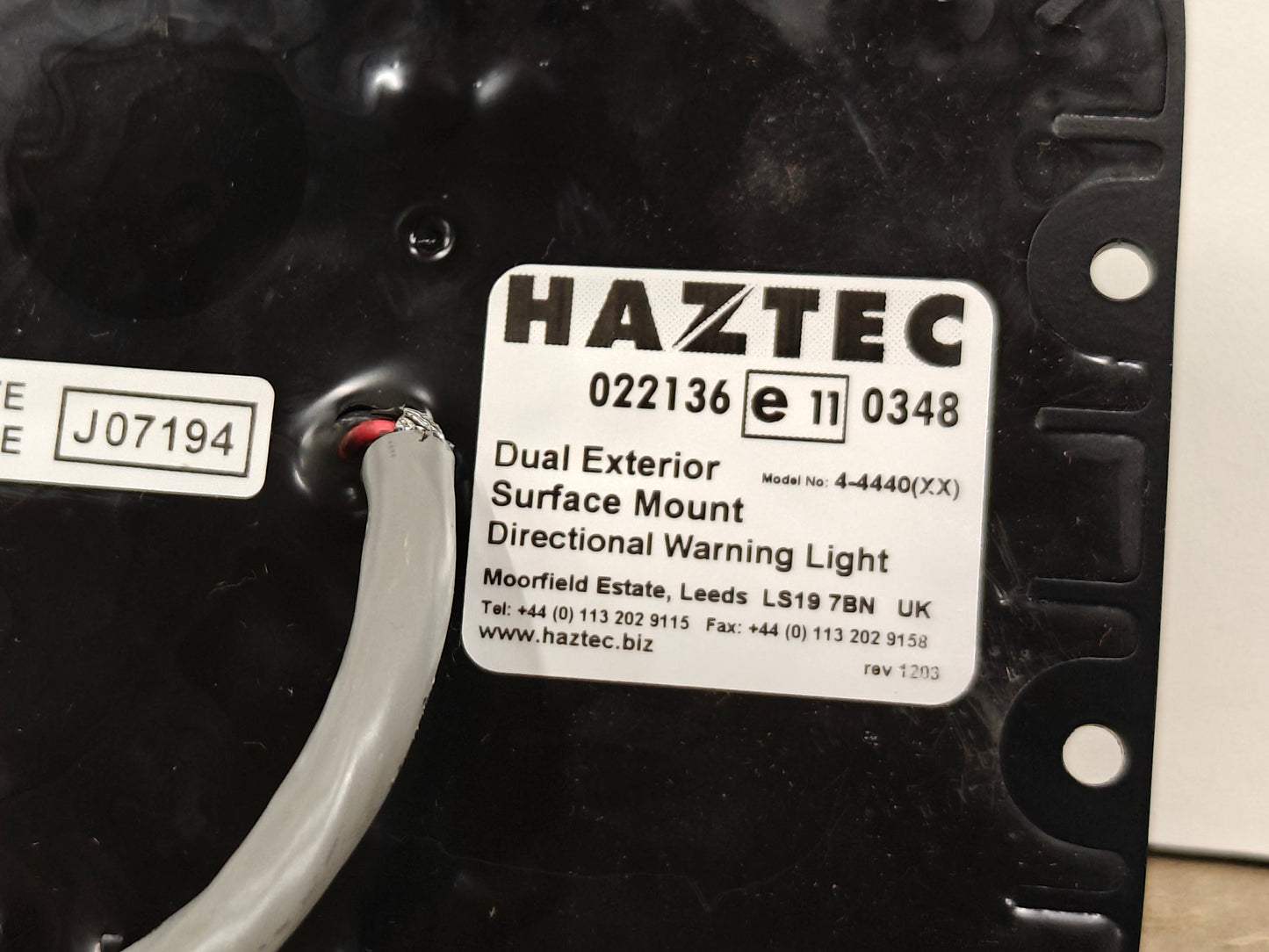 Haztec Predator led flitser (amber)