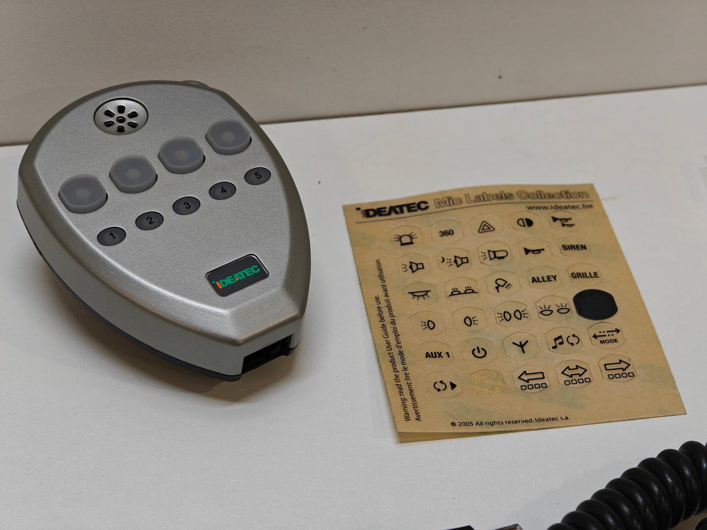 Ideatec PPS Mikrofon mit Tasten