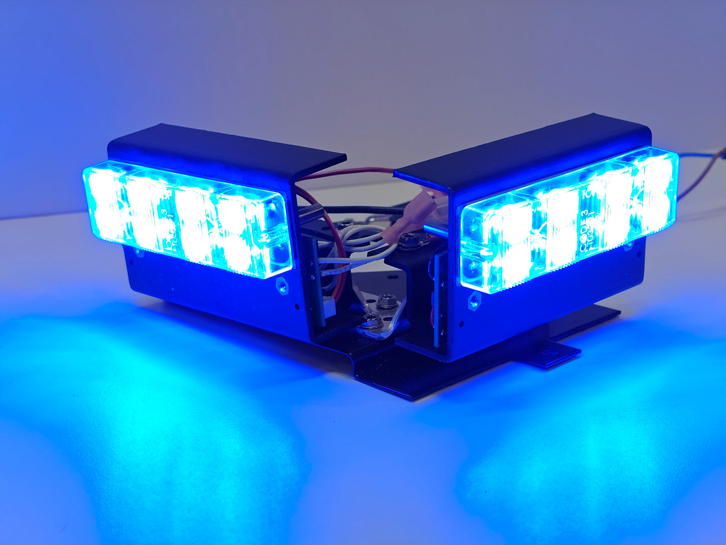 Code 3 LEDX unit corner (blauw)