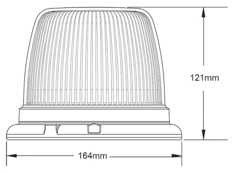 LED flitslamp Whelen L41 | Blauw