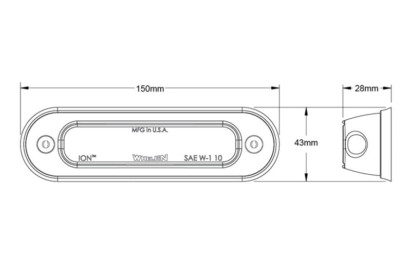 Whelen ION | Opbouw flitser