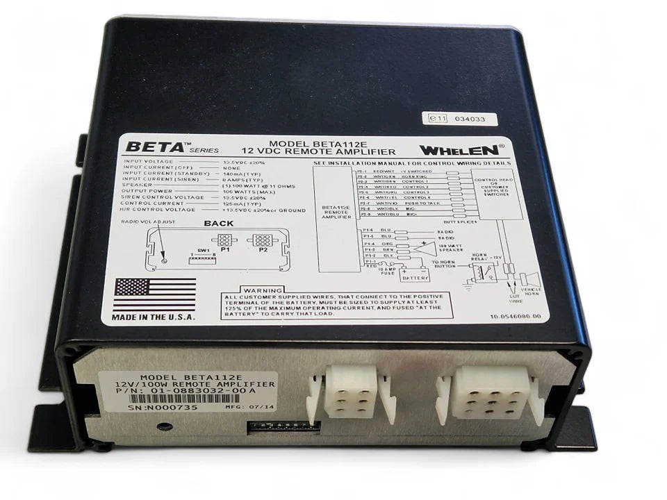 Whelen Beta | Sirene versterker