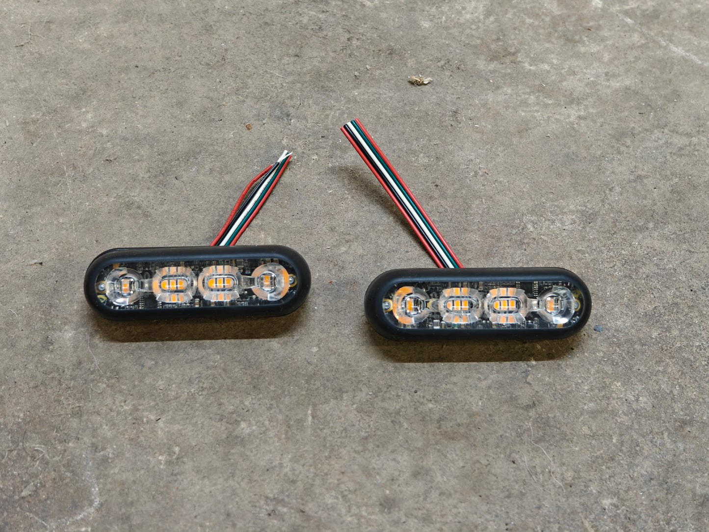 Soundoff signal Fascia SET led flitsers (amber)