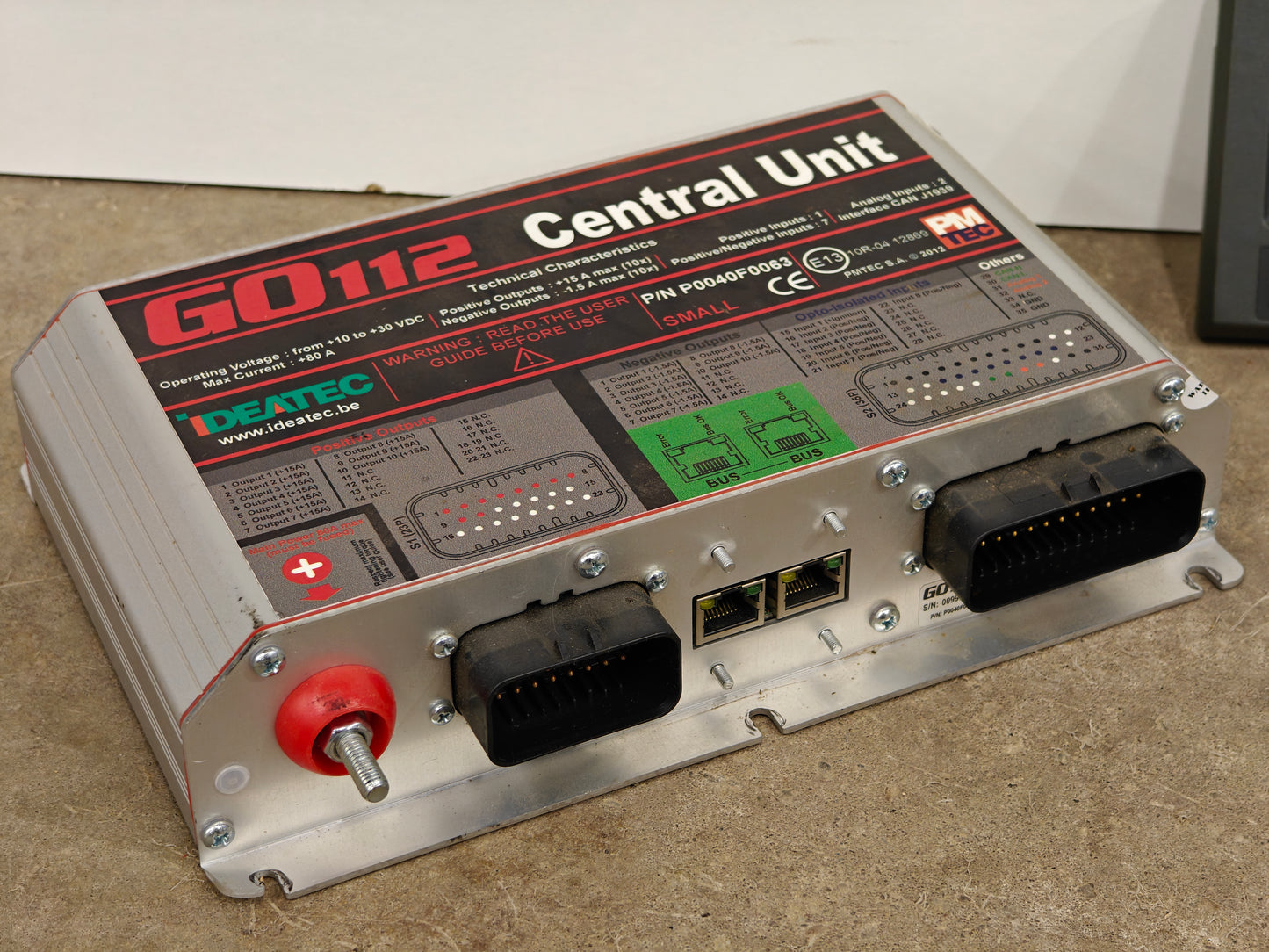 Ideatec GO112 bediensysteem