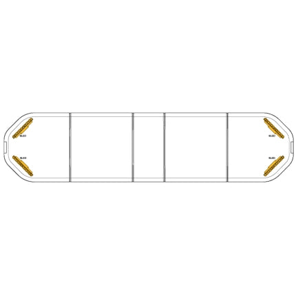 LED flitsbalk Legion - 139 cm