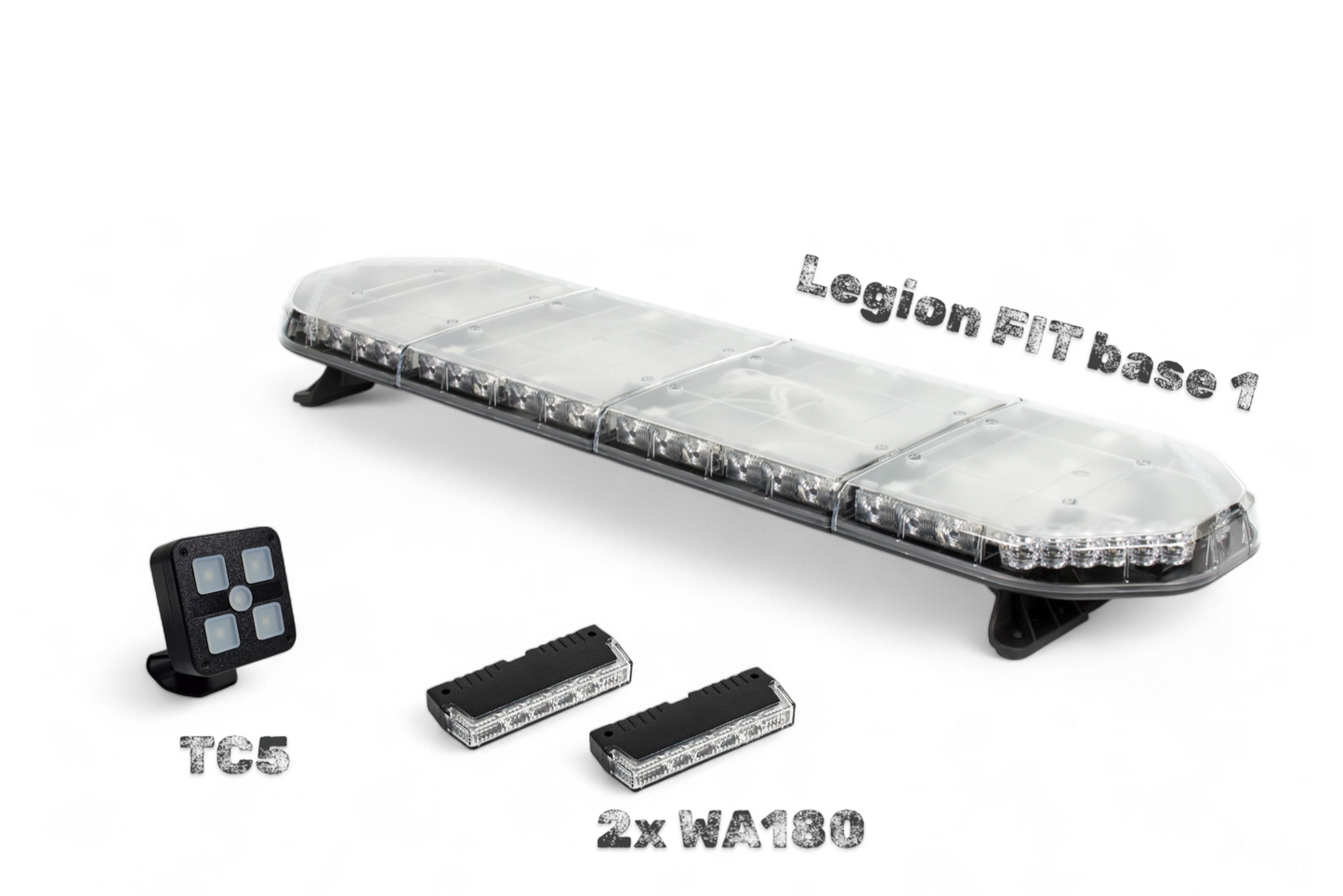 Komplettes Axixtech Legion-Set | Lichtleiste - Blinker - Bedienfeld