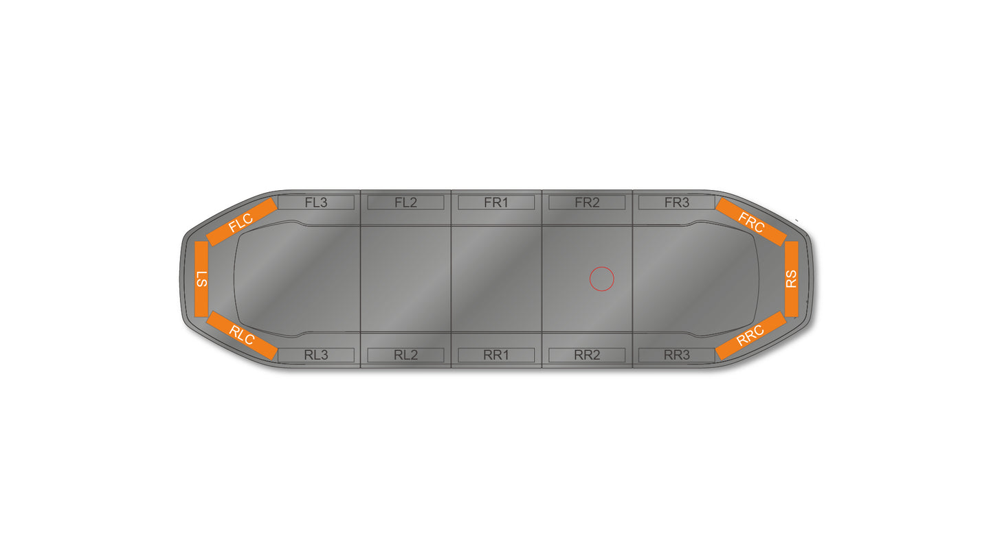 LED Flitsbalk - Raiden FIT - 106cm