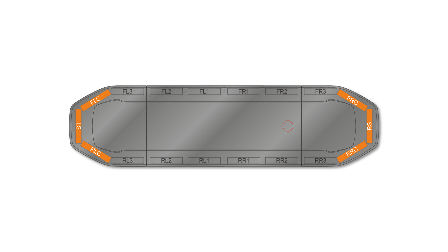 LED Flitsbalk - Raiden HE - 122cm