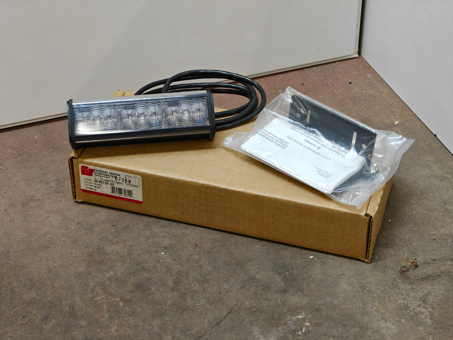 Federal signal Cuda TriOptic (blauw)