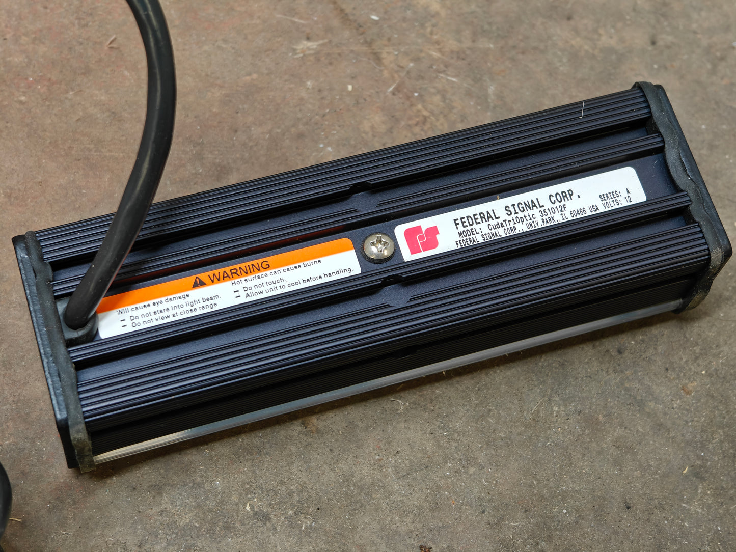 Federal signal Cuda TriOptic (blauw)