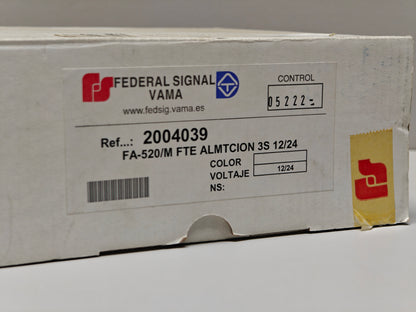 Federal signal FA520 power supply