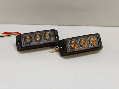 W&G 3 led flitser set (amber)