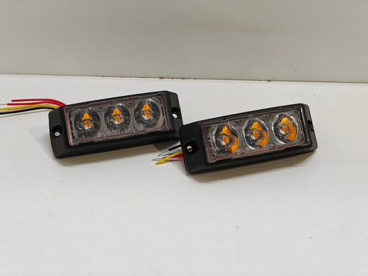 W&G 3 led flitser set (amber)