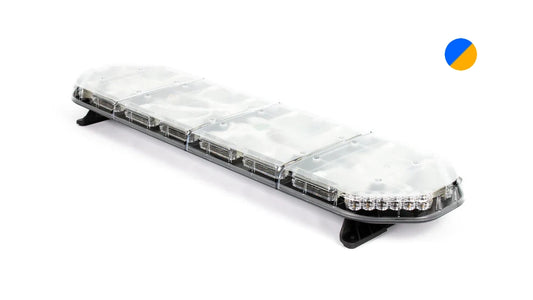 LED flitsbalk Legion DUAL - 125 cm Amber/Blauw