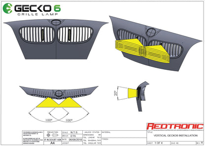 Gecko-6 - LED-Blinker | Grill- und Aufbaublinker