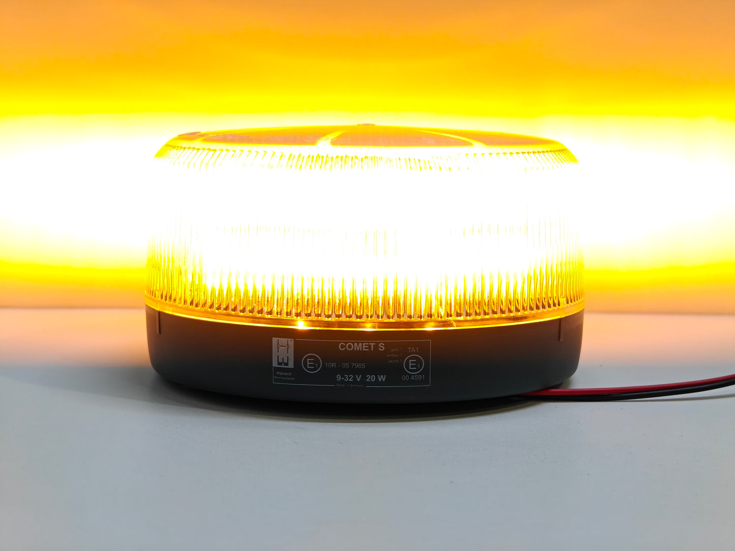 Hänsch Comet-S flitslamp (amber)