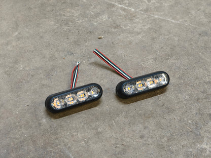 Soundoff signal Fascia SET led flitsers (amber)