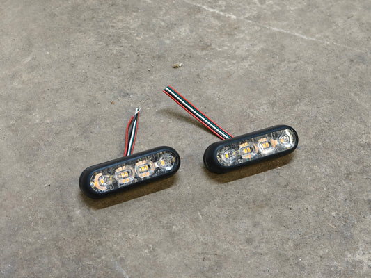 Soundoff signal Fascia SET led flitsers (amber)