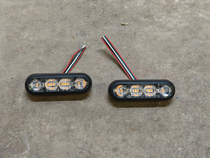 Soundoff signal Fascia SET led flitsers (amber)