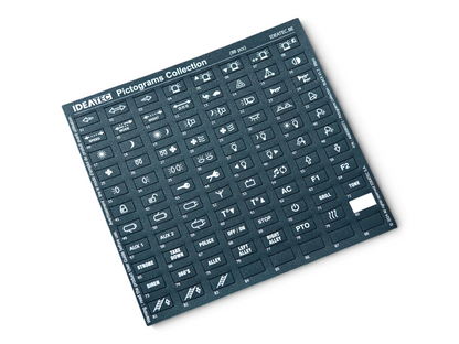 Stickervel pictogrammen DLC8000/4000